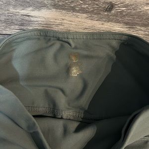 Army Green Workout High Waist Leggings